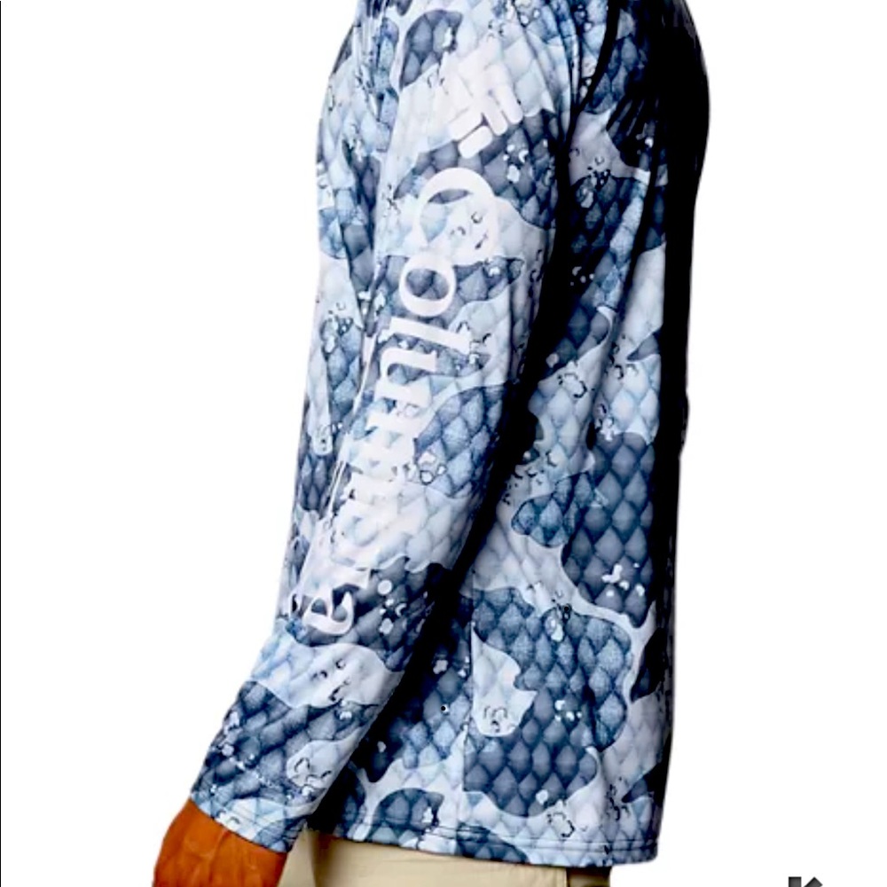 Columbia PFG Super Terminal Tackle Long-Sleeve Shirt for Men - Tarpon Camo